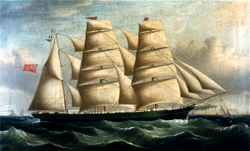 W. Webb - Frigate Hannah and Mary (c 1850)