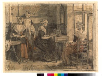 Weesmeisje met piano, objectnr TB 6255