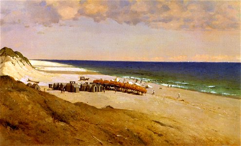 John Ferguson Weir - Beach at Easthampton (c.1875)