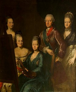 Welde - Maximilian III. Joseph of Bavaria with his wife and his sisters
