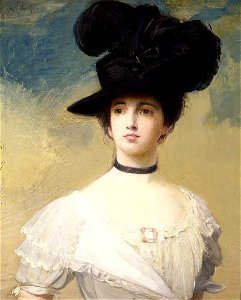 Julien Alden Weir - The Black Hat (1900)