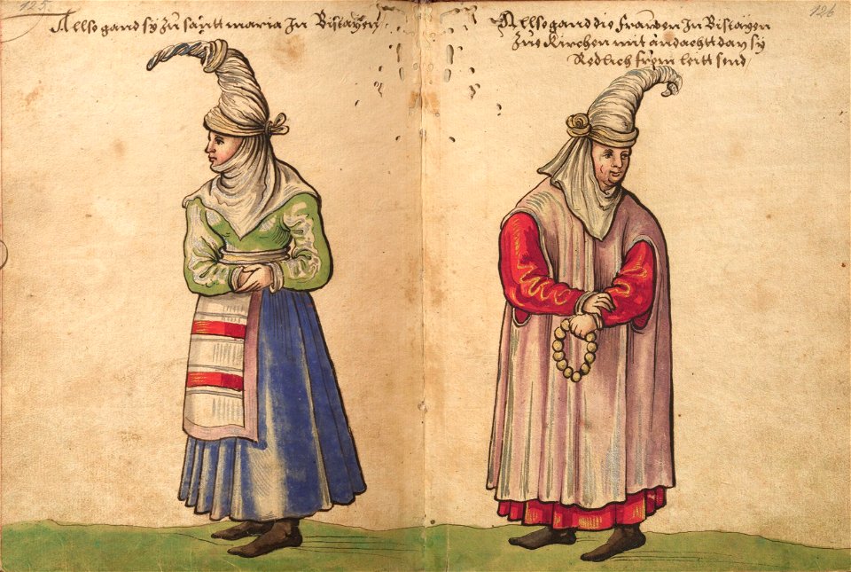 Weiditz Trachtenbuch 125-126