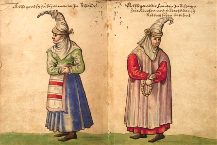 Weiditz Trachtenbuch 125-126