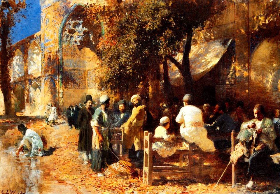 Weeks Edwin Lord A Persian Cafe