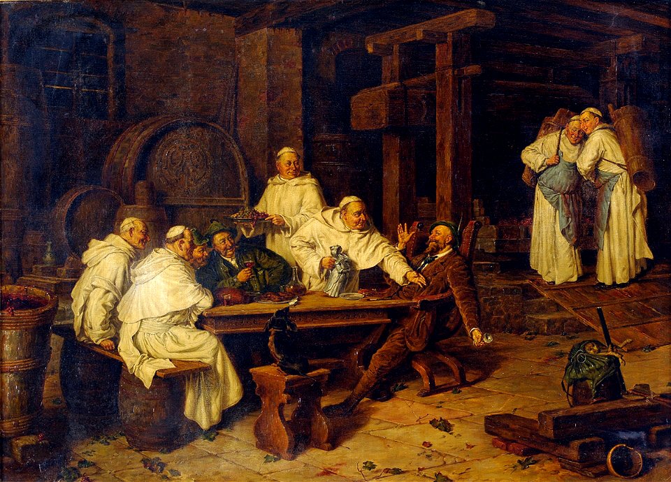 Weinprobe süddeutsch 19Jh