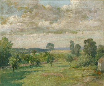 Farmyard at Branchville, Connecticut by John Ferguson Weir