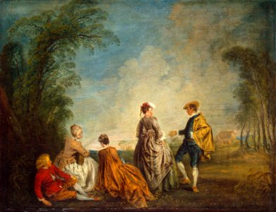 Antoine Watteau 014. Free illustration for personal and commercial use.