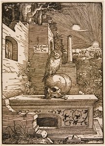 Hans Wechtlin - Allegory with an Owl (Fogg Art Museum)