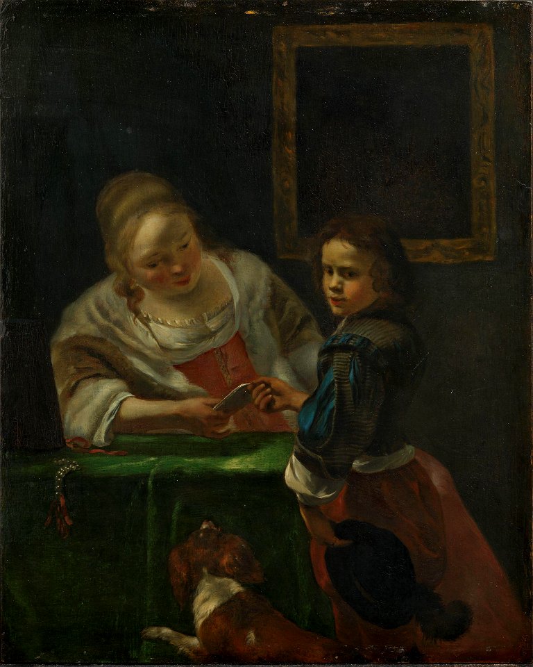 Jan Baptist Weenix - The love letter - NG.M.01382 - National Museum of Art, Architecture and Design