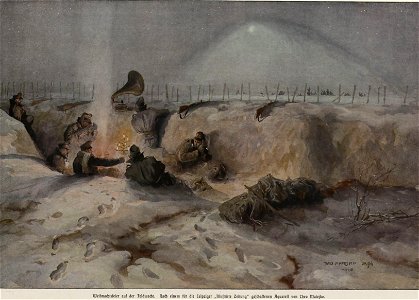Weihnachtsfeier auf der Feldwacht