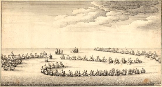 Wenceslas Hollar - A naval battle 2
