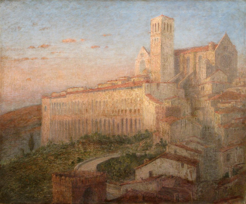 Basilica of San Francesco d'Assisi, Italy by John Ferguson Weir