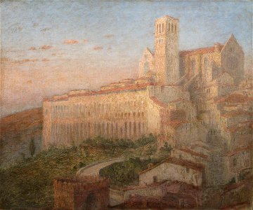 Basilica of San Francesco d'Assisi, Italy by John Ferguson Weir
