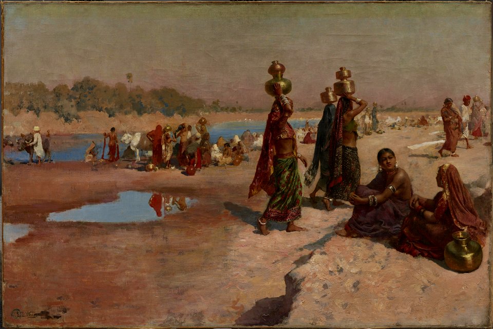 Edwin Lord Weeks - Water Carriers of the Ganges - 1907.2 - Dallas Museum of Art