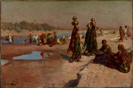 Edwin Lord Weeks - Water Carriers of the Ganges - 1907.2 - Dallas Museum of Art
