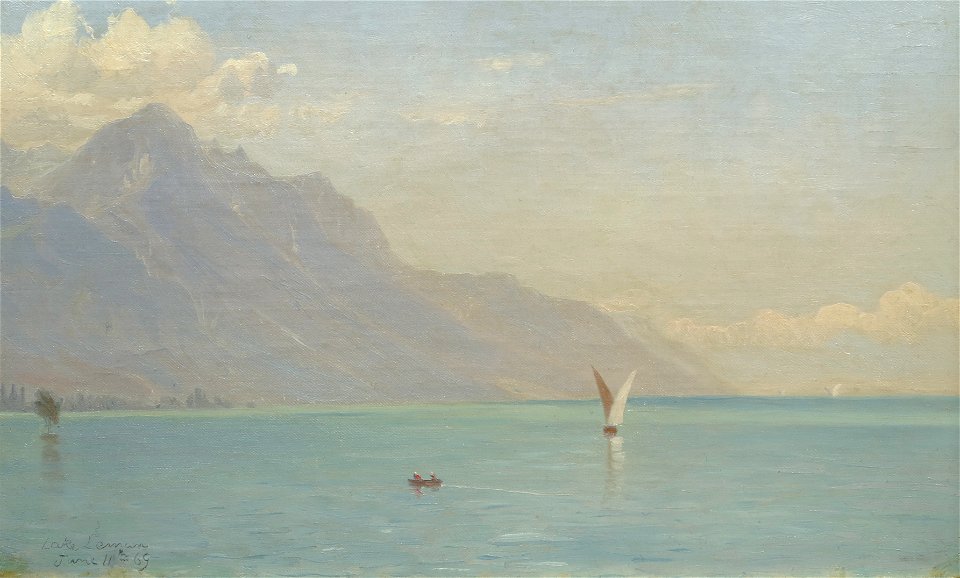 Lake Leman (Lake Geneva), Switzerland by John Ferguson Weir