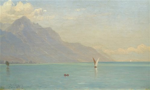 Lake Leman (Lake Geneva), Switzerland by John Ferguson Weir