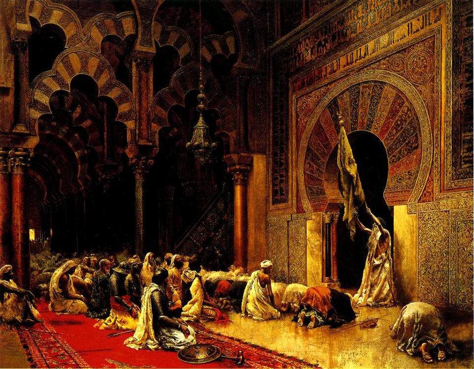 Weeks Edwin Lord Interior of the Mosque at Cordova
