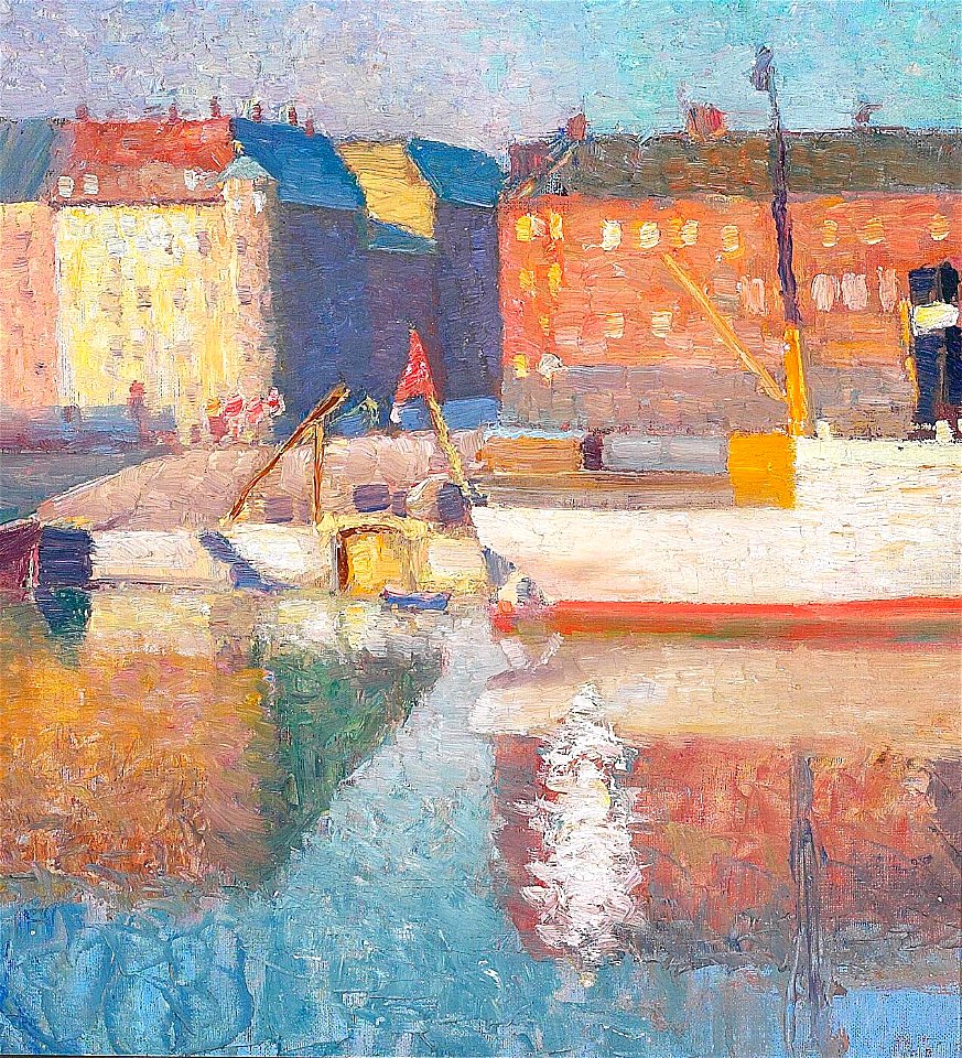 Edvard Weie - Parti fra Nyhavn