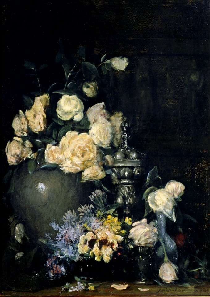 Julien Alden Weir - Flower Piece (1882)