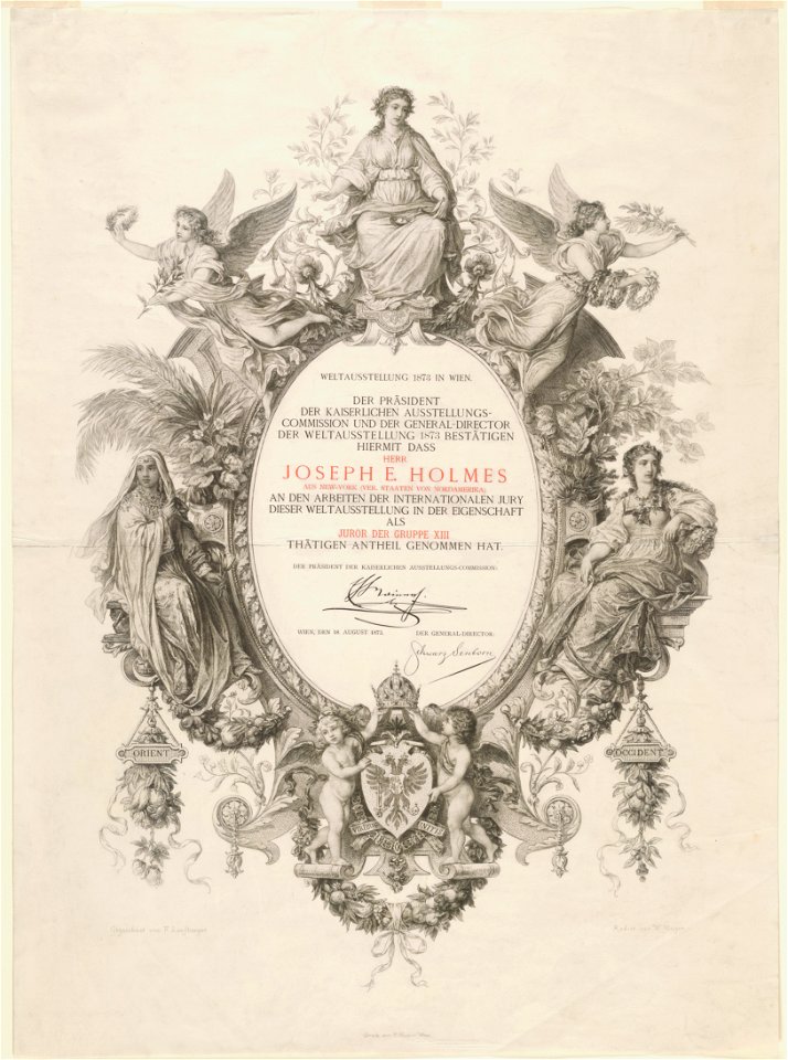 Weltausstellung 1873 in Wien - gezeichnet von F. Laufberger ; radirt von W. Unger. LCCN2013646651
