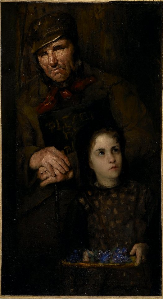 Brooklyn Museum - The Flower Seller - Julian Alden Weir - overall