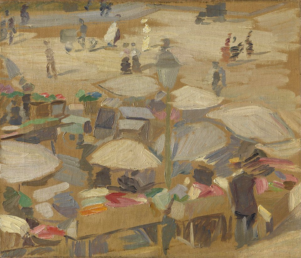 Edvard Weie - Utsikt over Højbroplads - NG.M.02487 - National Museum of Art, Architecture and Design