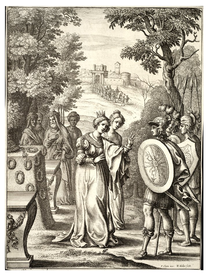 Wenceslas Hollar - Aeneas meets Andromache