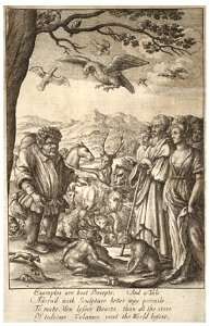 Wenceslas Hollar - Aesop 2. Free illustration for personal and commercial use.