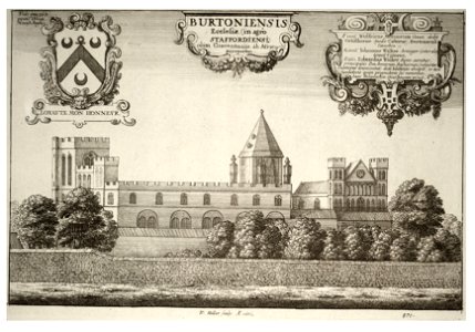 Wenceslas Hollar - Burton church (State 2)