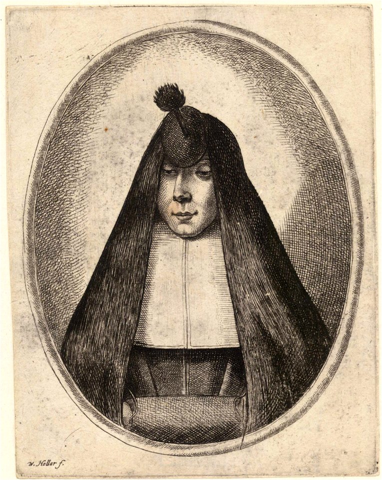 Wenceslas Hollar - Anne Benoÿs (State 1)