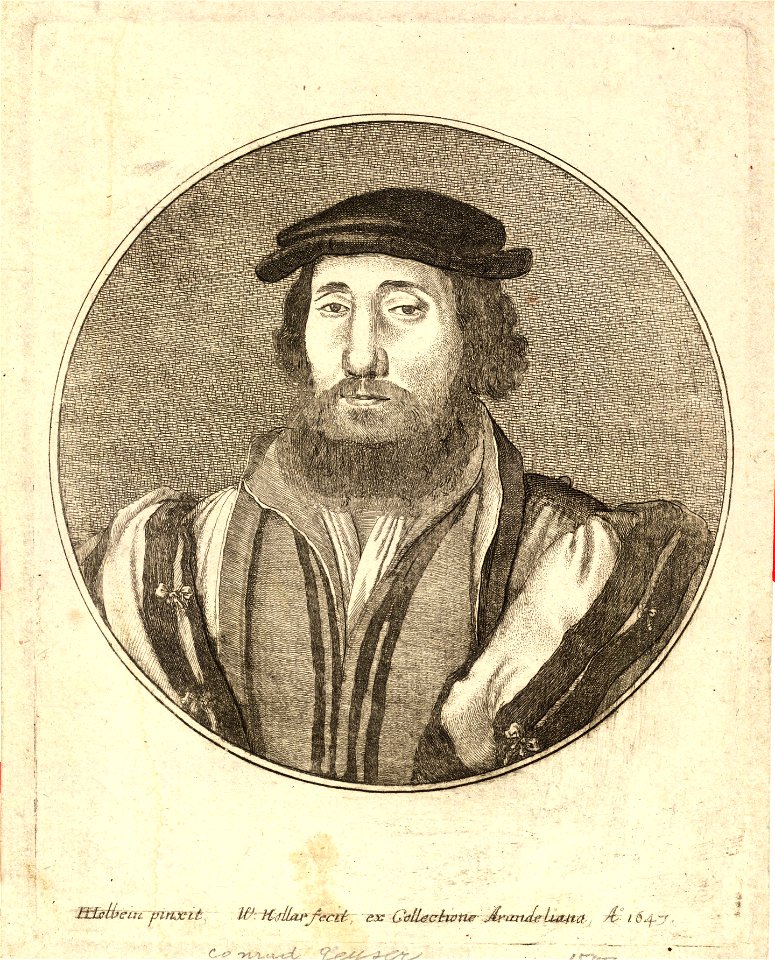 Wenceslas Hollar - Bearded man (State 3)