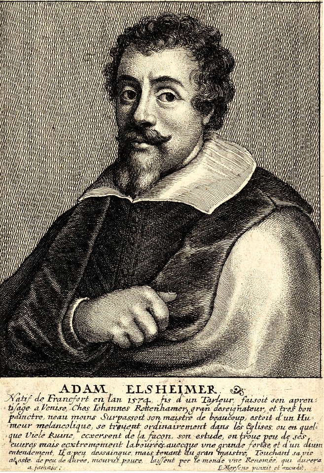 Wenceslas Hollar - Adam Elsheimer (State 1)