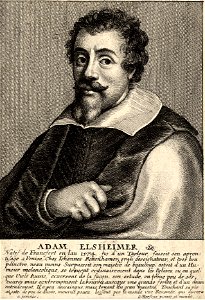 Wenceslas Hollar - Adam Elsheimer (State 1). Free illustration for personal and commercial use.