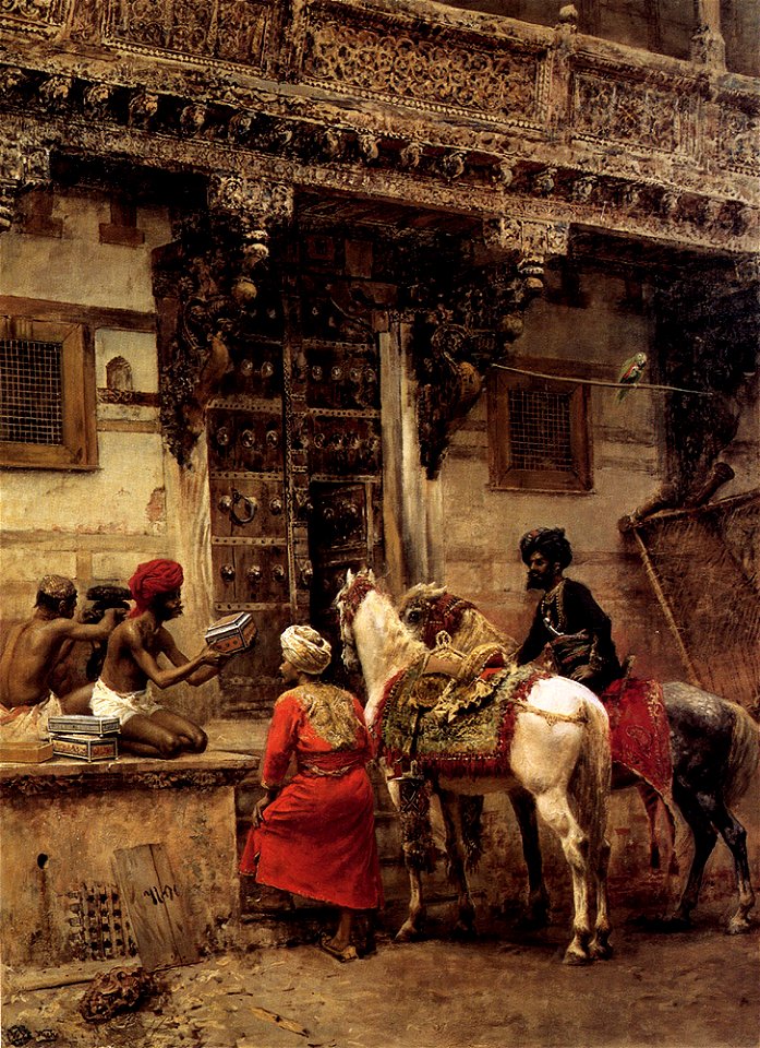 Weeks Edwin Craftsman Selling Cases By A Teak Wood Building Ahmedabad