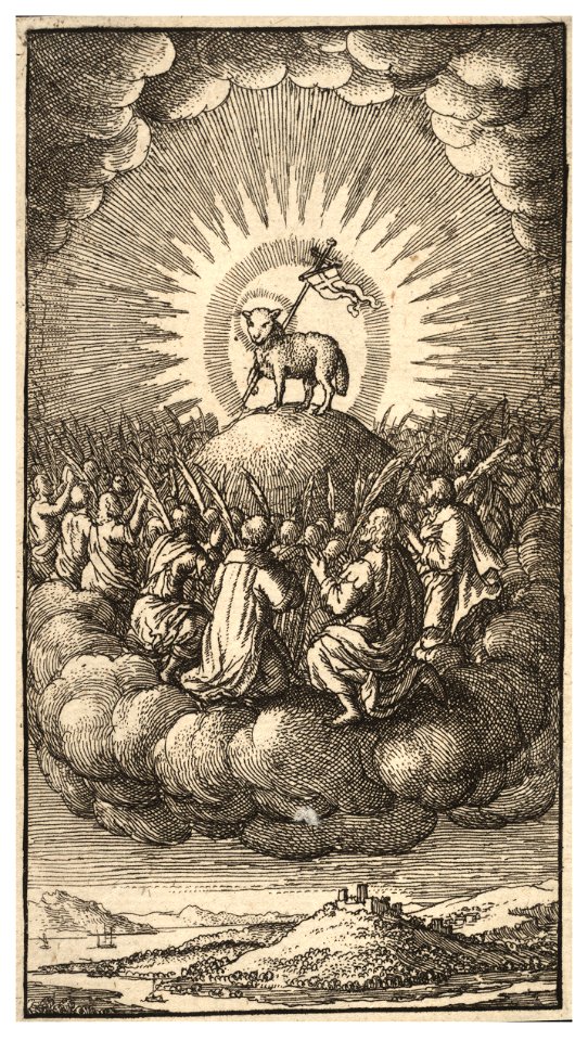 Wenceslas Hollar - Adoration of the lamb