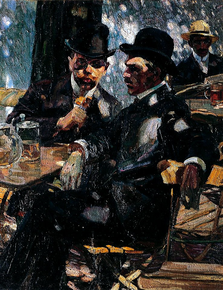 Albert Weisgerber - Im Biergarten (1905)