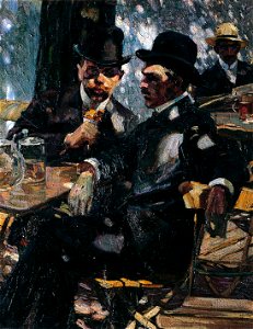 Albert Weisgerber - Im Biergarten (1905)