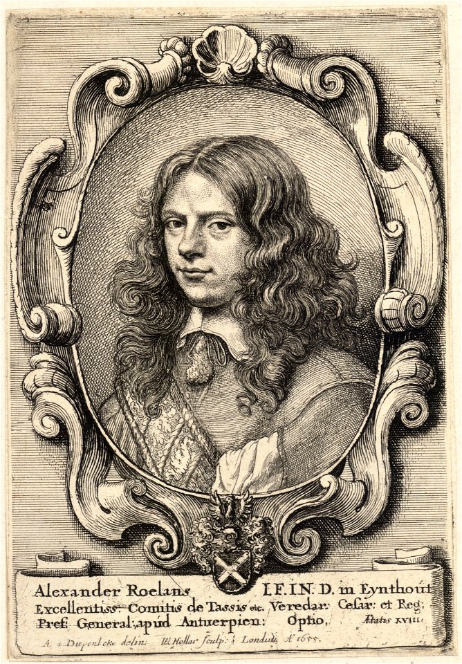 Wenceslas Hollar - Alexander Roelants (State 2)