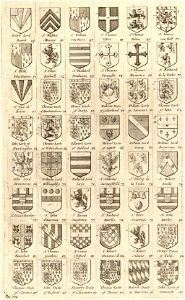 Wenceslas Hollar - Arms of knights of the Garter 2
