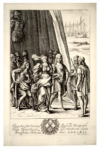Wenceslas Hollar - Briseis and Achilles