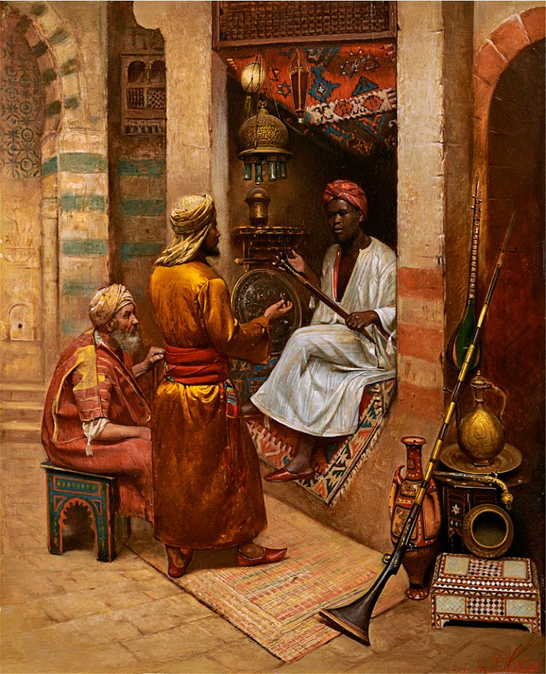 The Antiques Seller by Rudolf Weisse, 1887