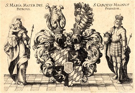 Wenceslas Hollar - Arms of the Elector Palatine