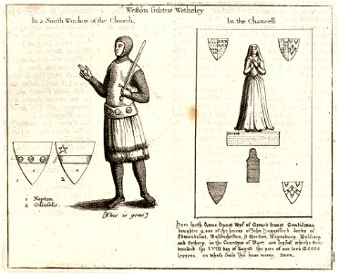 Wenceslas Hollar - Anne Danet (monument) (State 2)