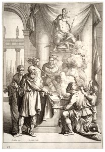 Wenceslas Hollar - A letter of condolence (State 2)