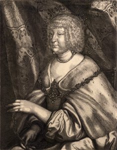 Wenceslas Hollar - Altheia, Countess of Arundel (State 4) cropped