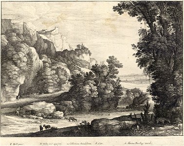 Wenceslas Hollar - Cattle drinking (Brill)