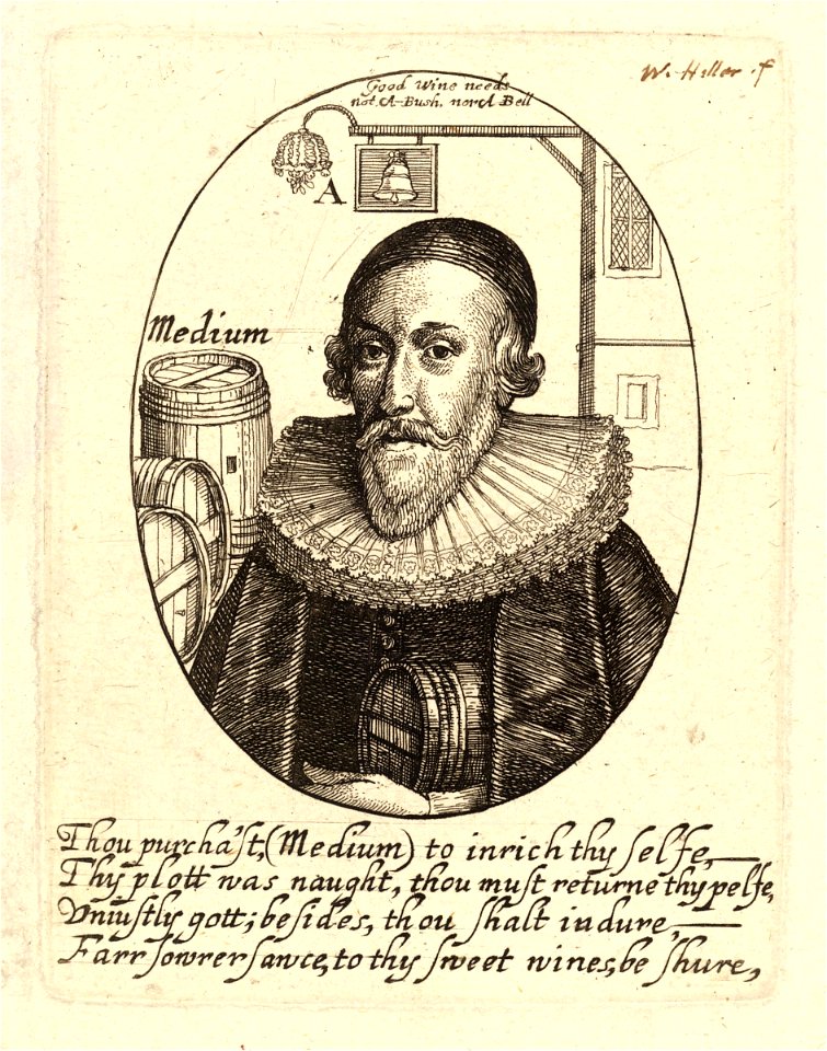 Wenceslas Hollar - Alderman Abel (State 2)