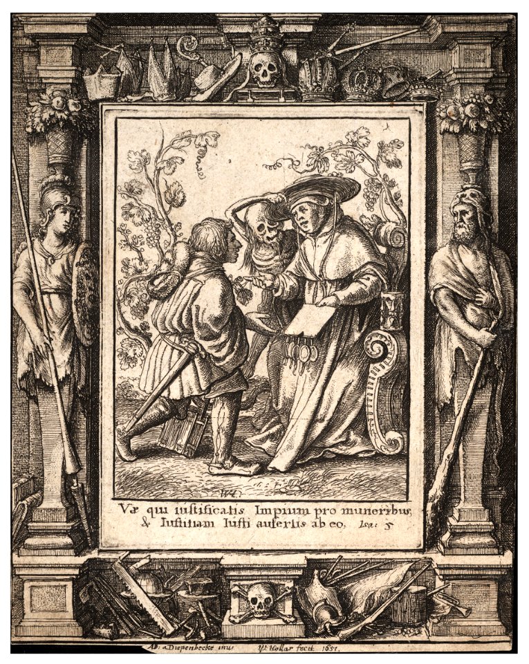 Wenceslas Hollar - Cardinal (State 1)