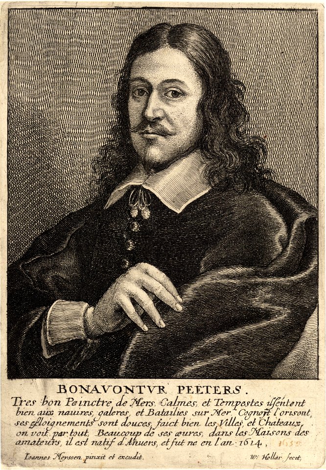 Wenceslas Hollar - Bonaventure Peeters (State 2)